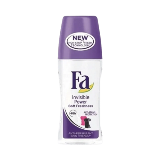 Fa Invisible Power Soft Freshness Anti-Perspirant Roll On, 50ml