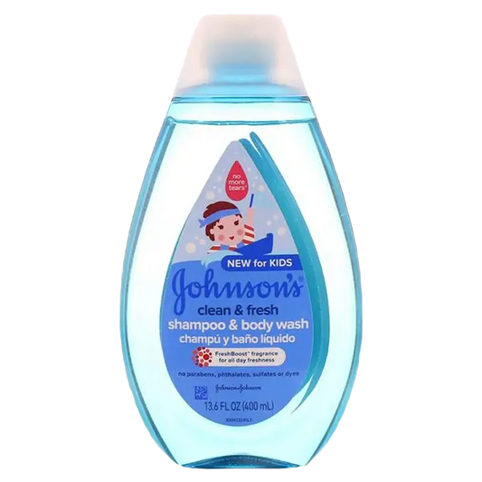 Johnson's Kids Clean & Fresh Shampoo & Body Wash 400Ml
