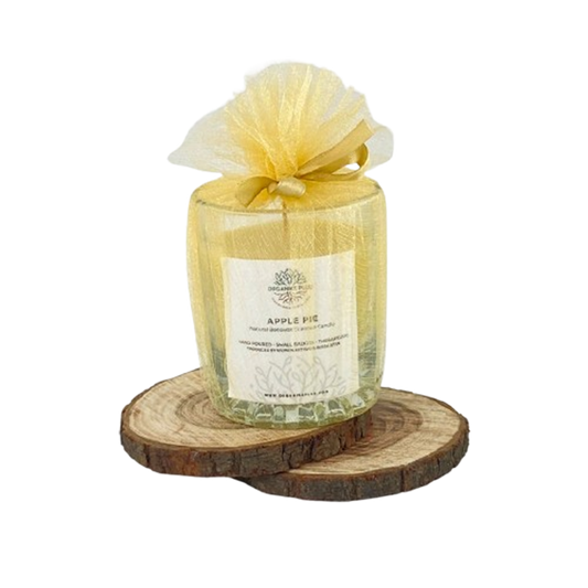 organiks plus candle apple pie large