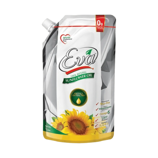 Eva Sunflower oil Pouch 1Ltr
