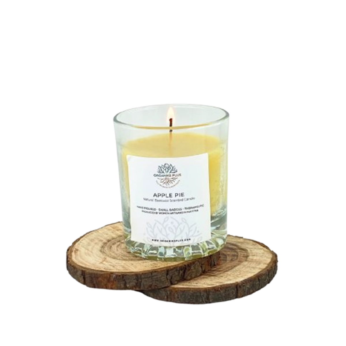Organic plus Scented Candle Blue (apple pie)
