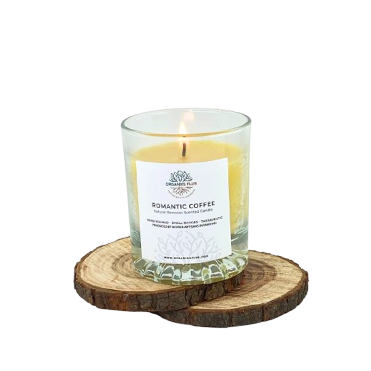 Organic plus Scented Candle Blue(Romantic coffee)