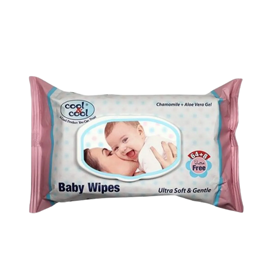 Cool & Cool Baby Wipes 64+8pcs