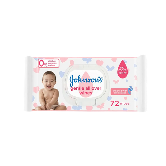 Johnsons Gentle All Over Wipes 72pcs