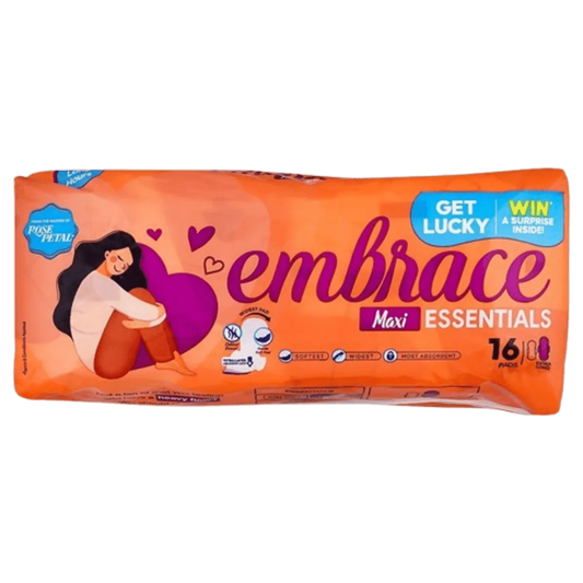 Embrace Pads Sensitive Maxi Extra Long 16 Pcs
