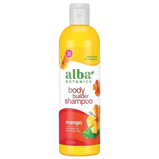Alba Botanica Body Builder Shampoo Mango Flat & Life Less