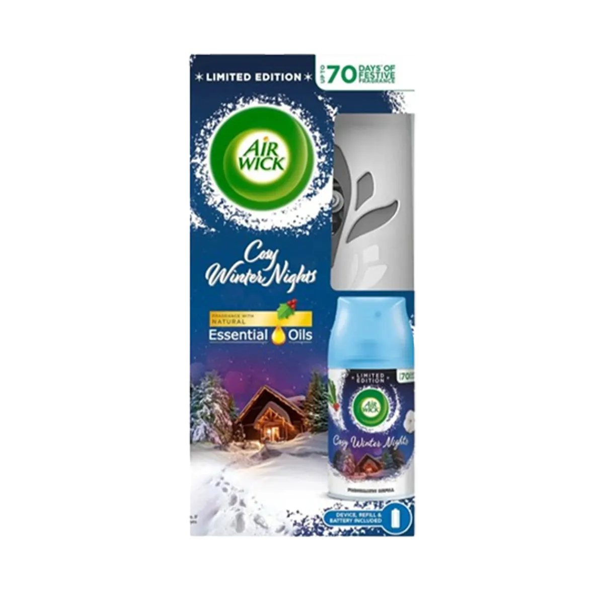 Air Wick Machine With Refil Cosy Winter Nights 250ml