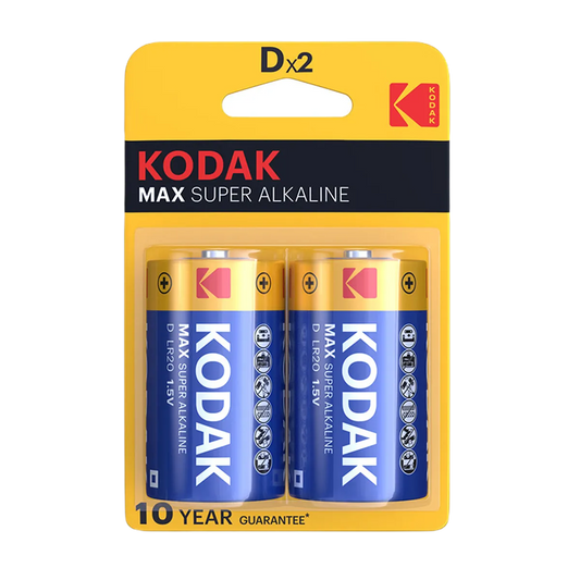 Kodak Batteries Max D x 2