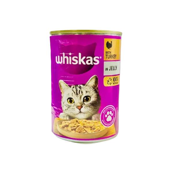 Whiskas Turkey in Jelly Tin 400g