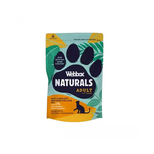 Webbox Natural Adult 1-7 Year Cat Food Assorated 100G