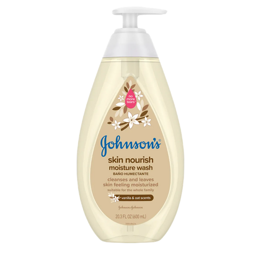 Johnson Baby Wash Vanilla & Oat 600ml