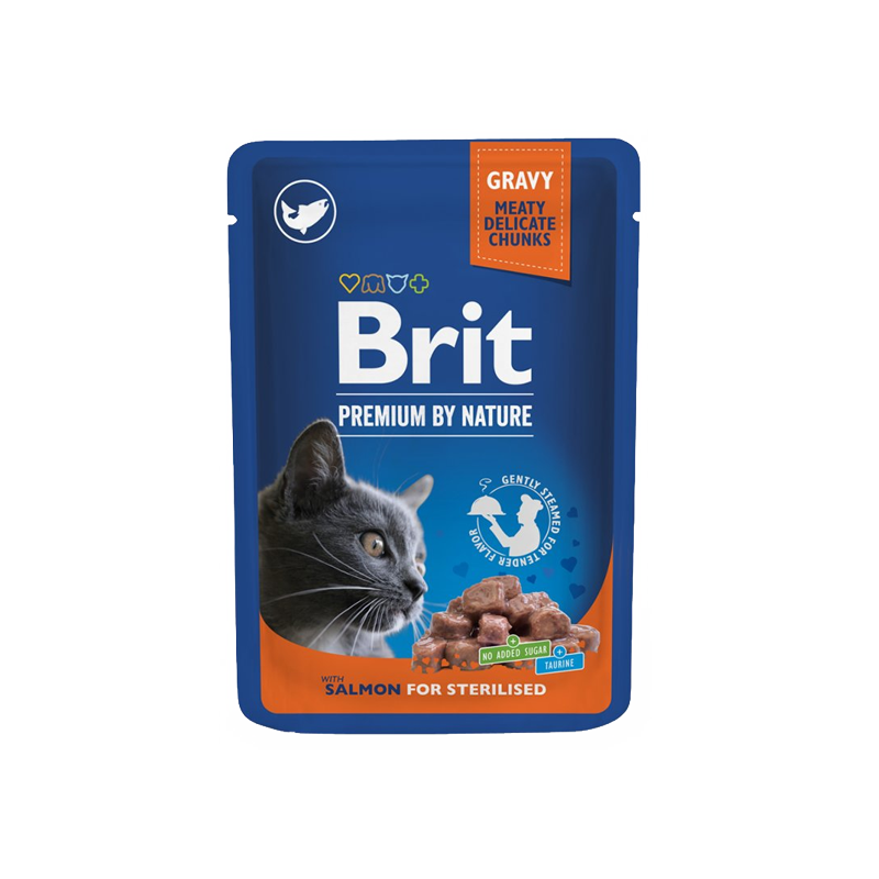 Brit Premium by nature salmon for sterilised 100g