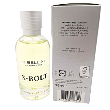 G.Bellini Fragrances X-Bolt Eau De Perfume For Men 75ml