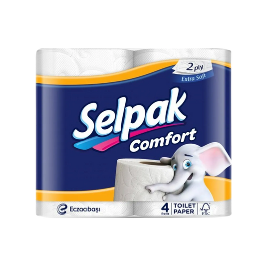 Selpak Toilet Roll Soft 4pcs
