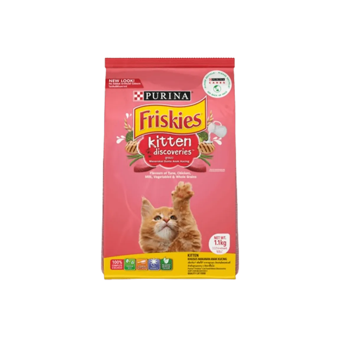 Purina Friskies Cat Food Kitten Discoveries Chicken Tuna 450g