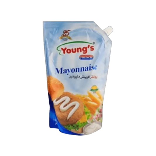 Youngs French Mayonnaise Pouch 1L