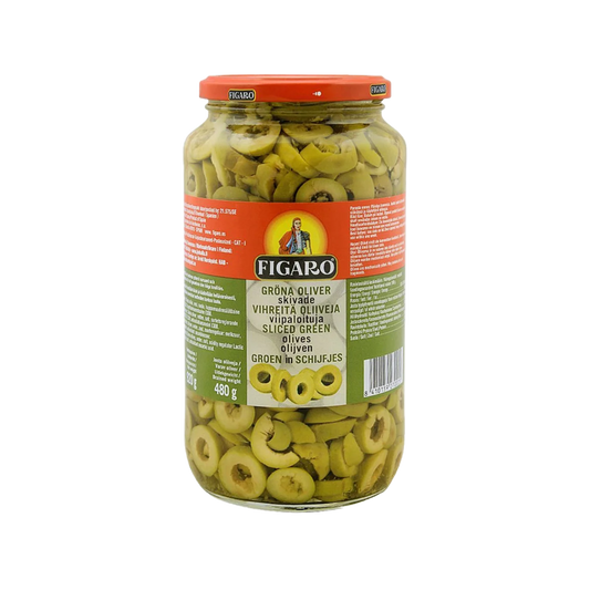Figaro Olives Pitted Green Olives 920g