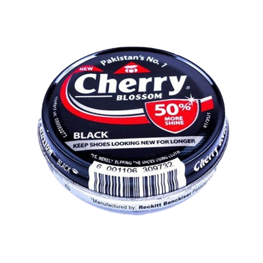 Cherry Blossom Shoe Polish Black 20ml