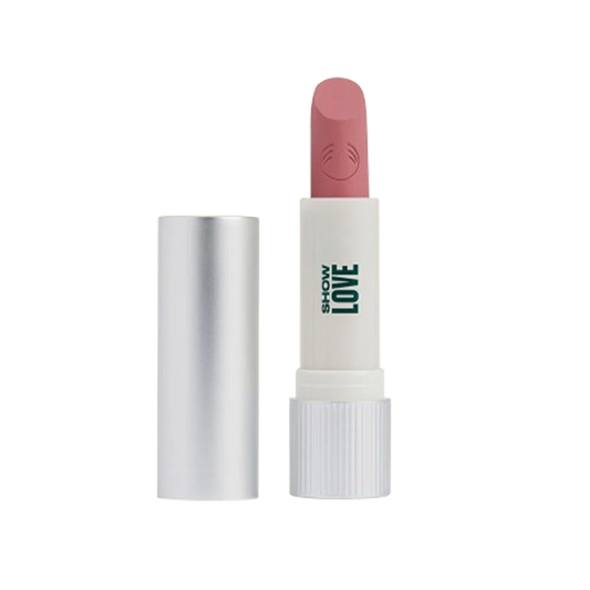 The body shop pep talk show love lipstick