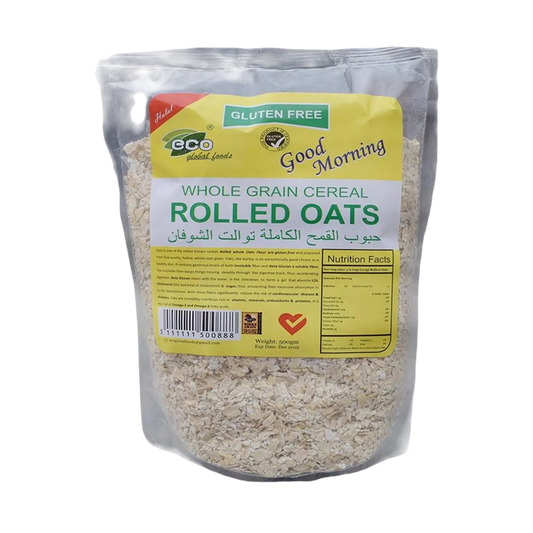 Eco Food Gluten Free Rolled Oats 500g