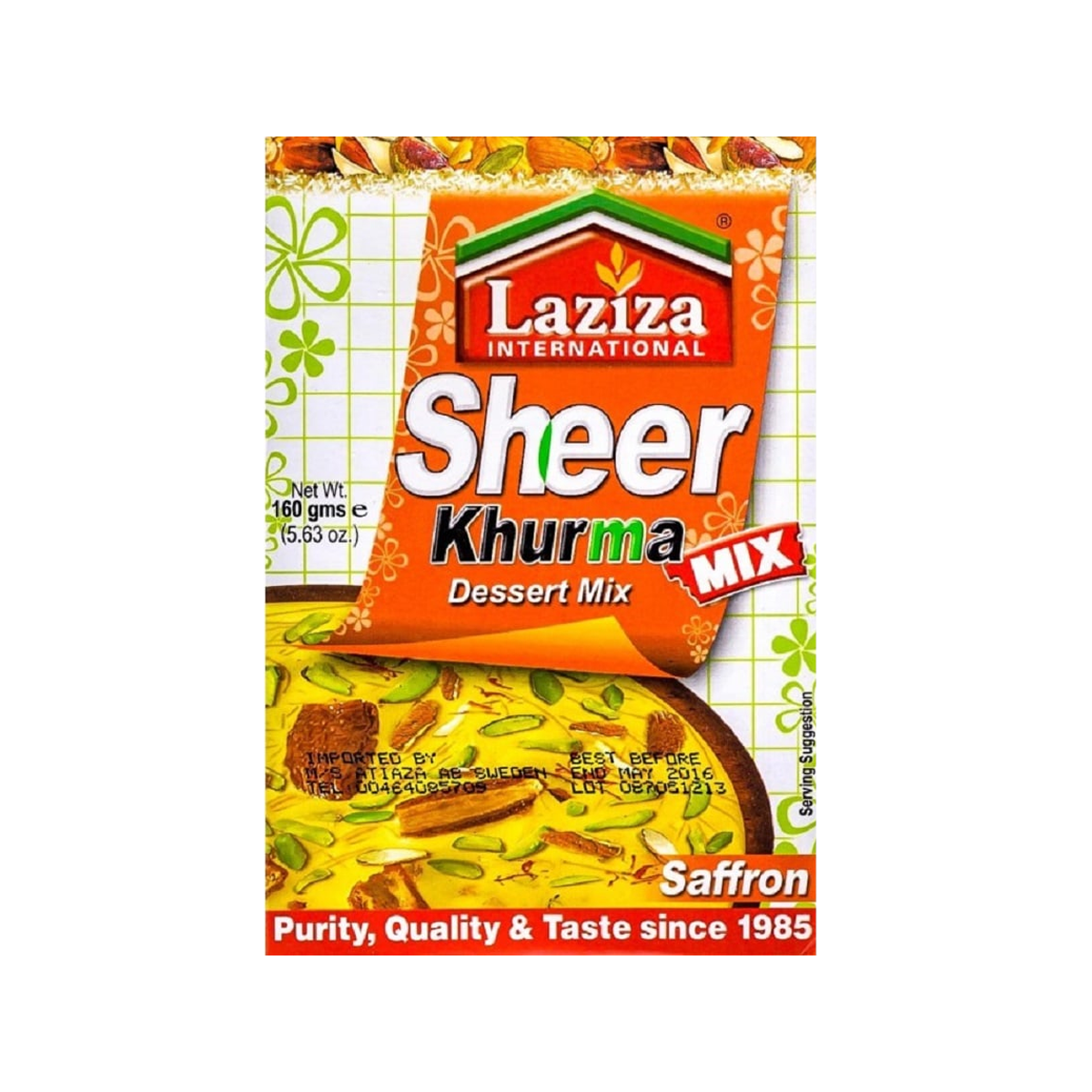 Laziza Sheer Khurma Dessert Mix Saffron