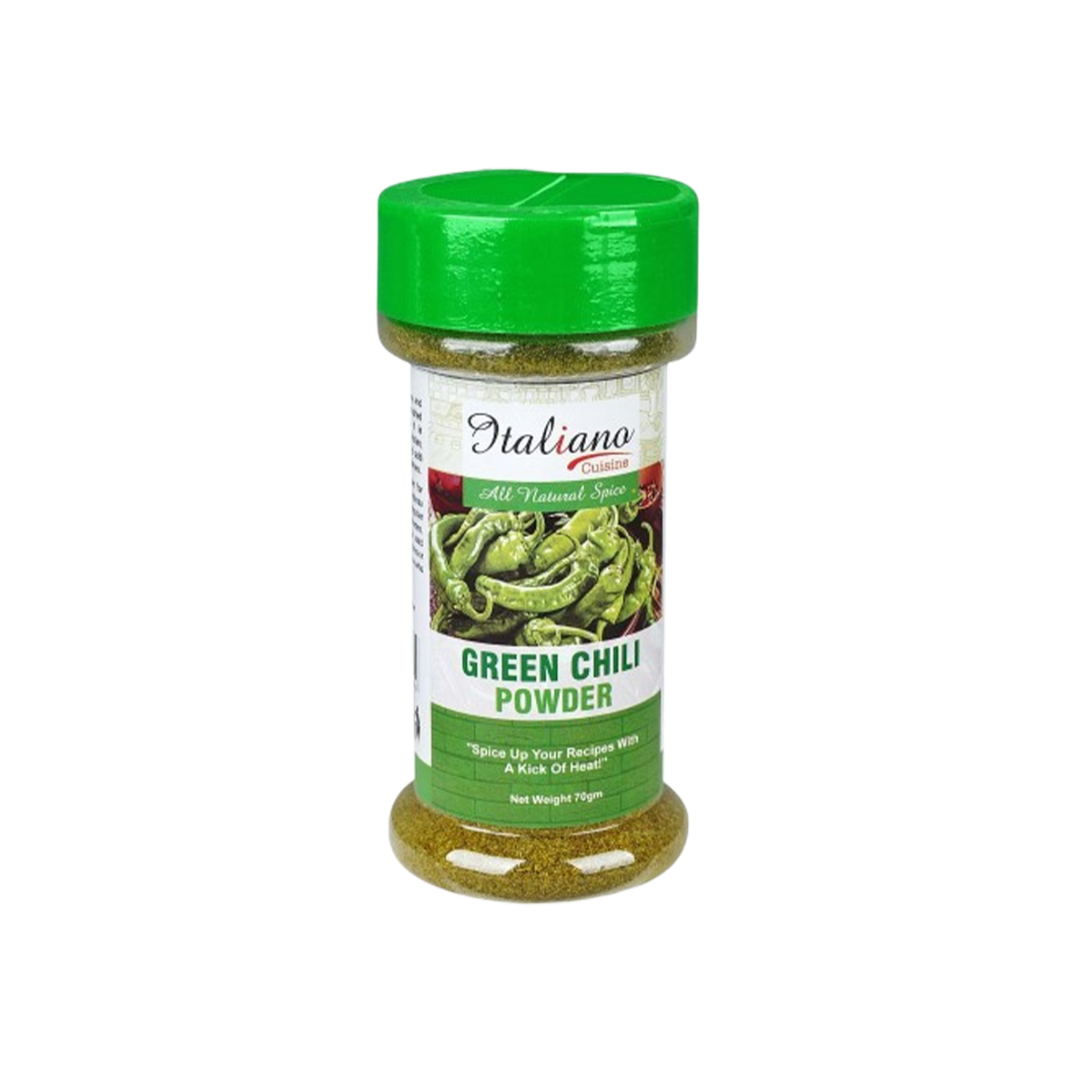 Italiano Green Chilli Powder 70gm