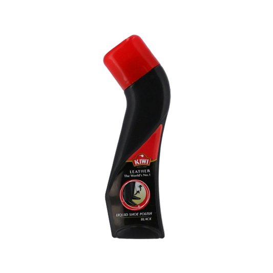 Kiwi Liquid Shoe Polish Black 75ml