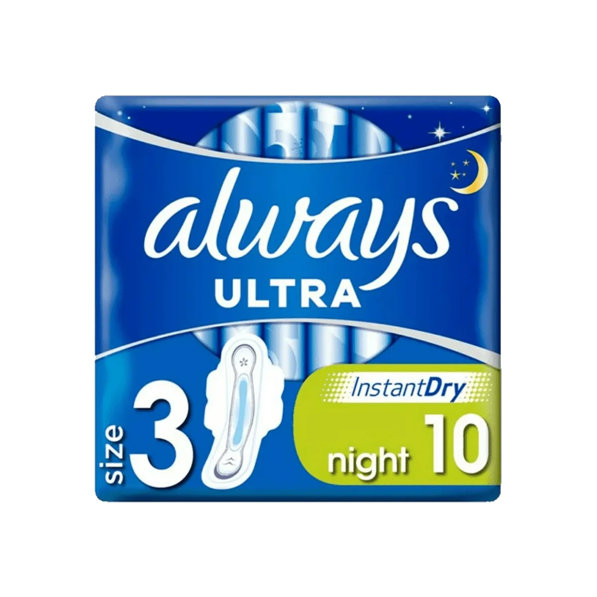 Always Sanitary Towels Ultra Night Size 3 Wings 20 persd