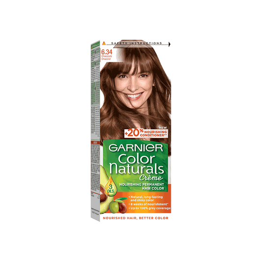 Garnier Hair Color Chocolate Nourishing Permanent Hair Color Cream Chocolate 6.34