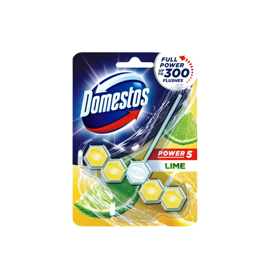 Domestos Power 5 Lime Rim Block 55g