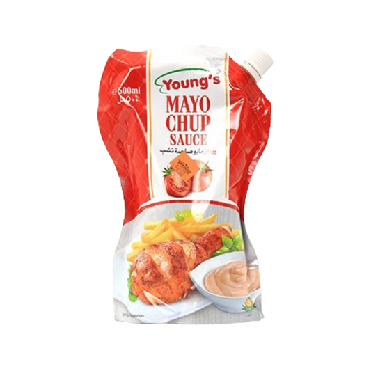 Youngs Mayo Chup Sauce Pouch 500ml