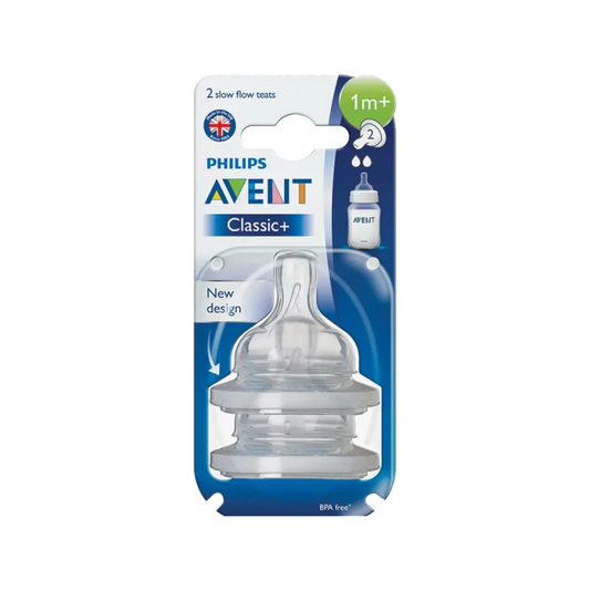 Avent Natural Silicone Teats 1m+3m
