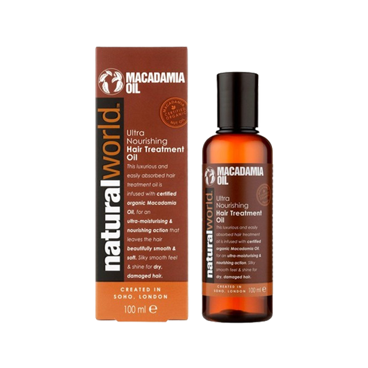 Natural World Macadamia Oil Hair Treatment Oil 100ml