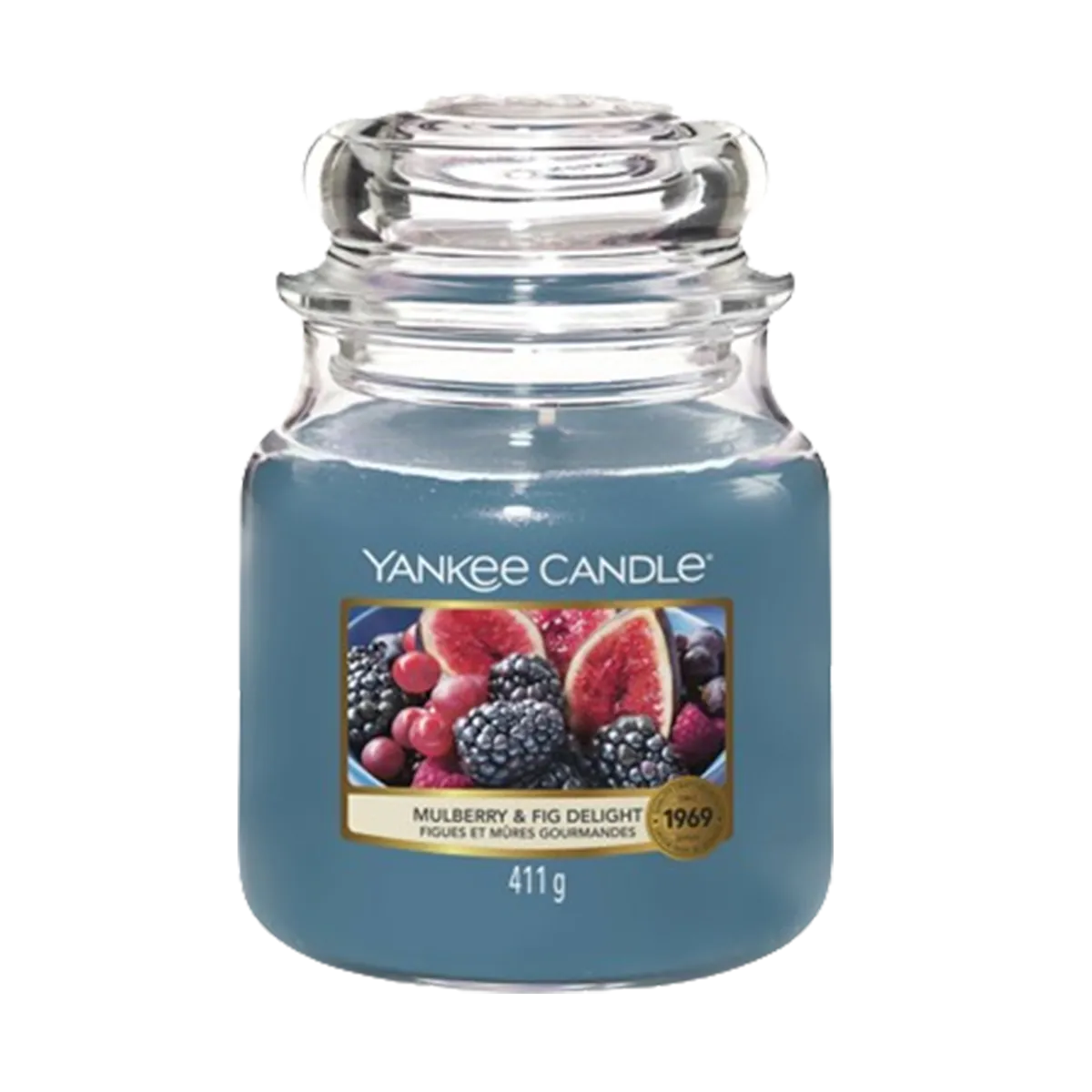 Yankee Candle Mulberry & Fig Deligt Classic Medium Jar 411g