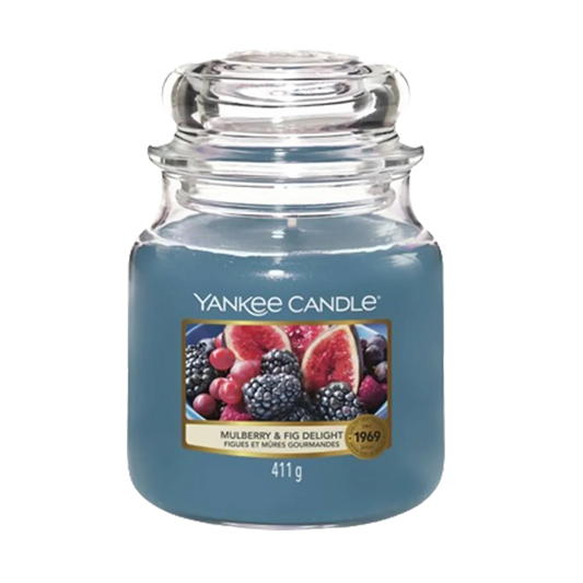 Yankee Candle Mulberry & Fig Deligt Classic Medium Jar 411g