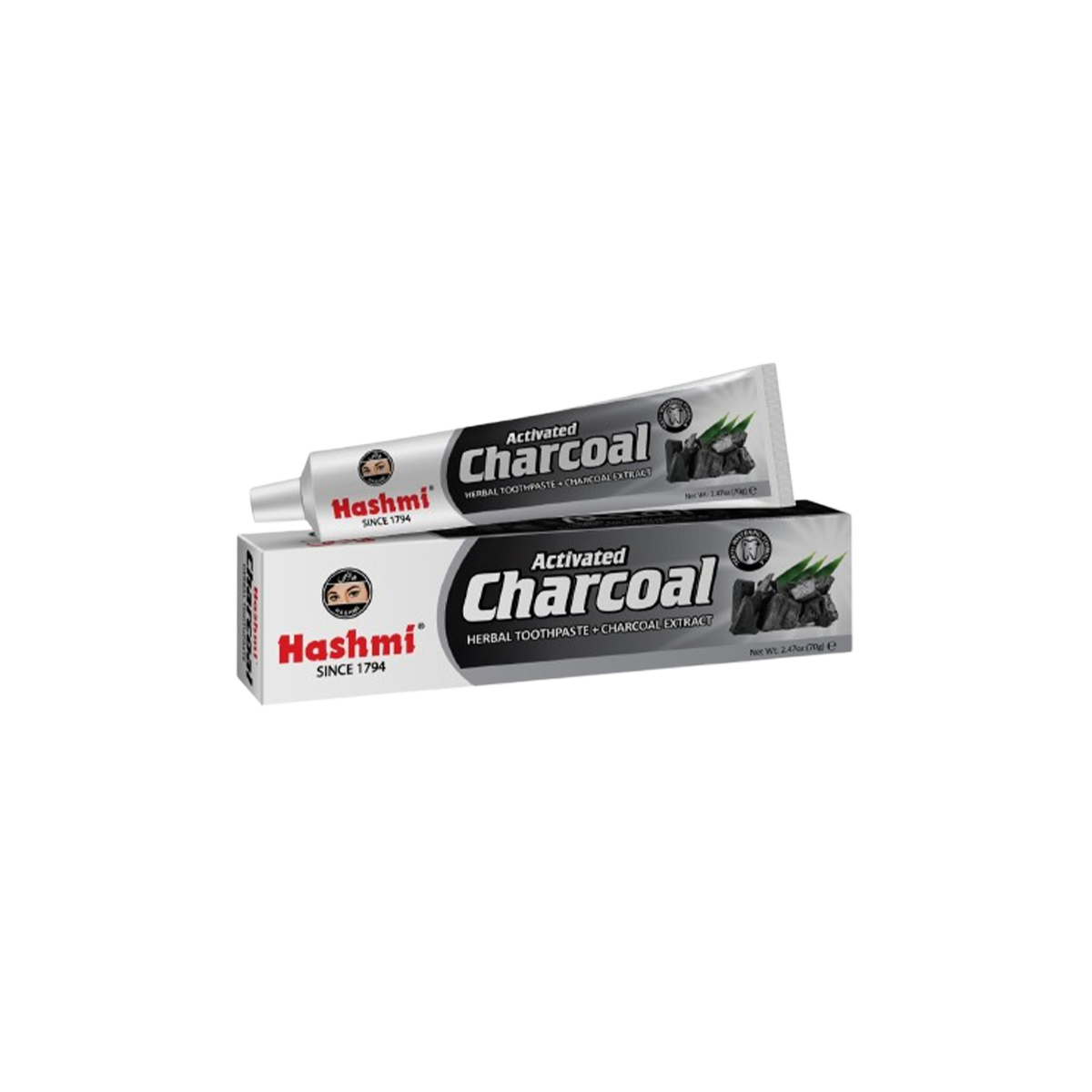 Hashmi Tooth Paste Charcoal 70g