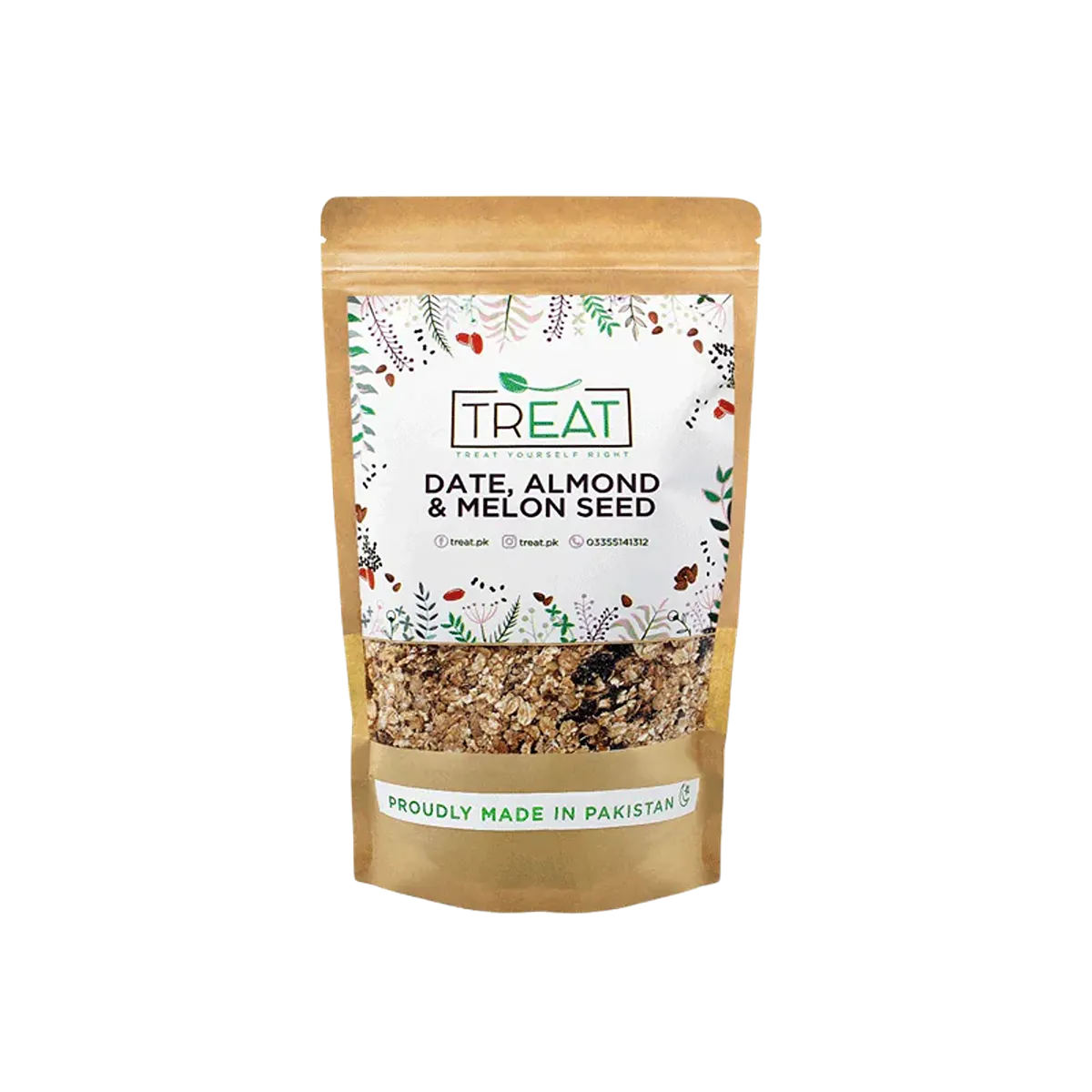 Treat Granola Date Almond & Melon Seeds 360g