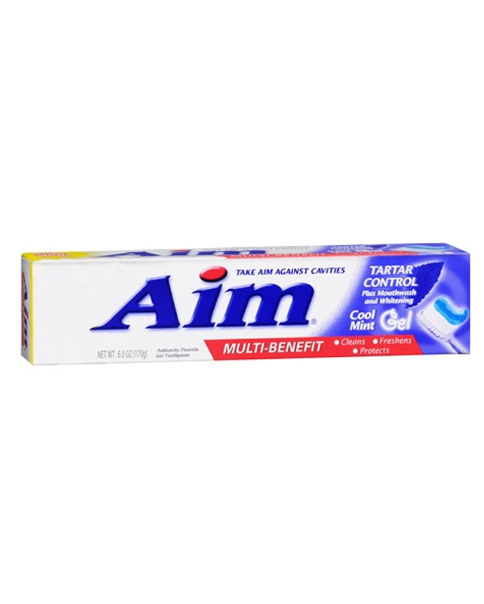 Aim Multi-Benefit Tartar Control Cool Mint Gel