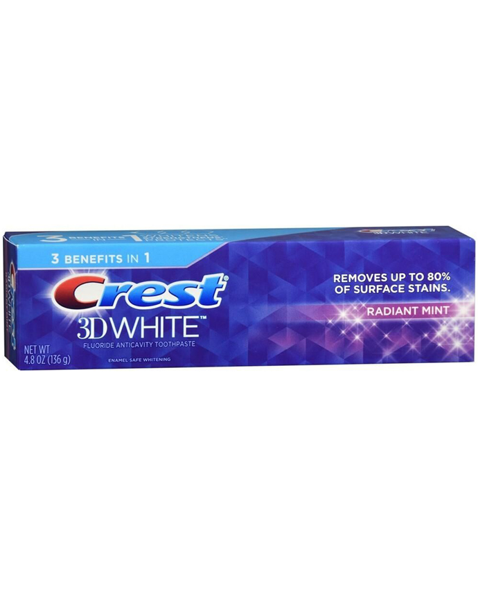 Crest 3D White Toothpaste Radiant Mint 4.6Oz