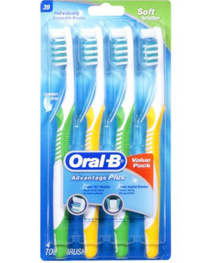 Oral-B  4Pack Soft Small Toothbrush
