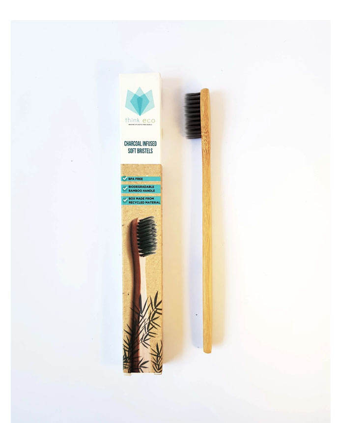 Think Eco Bamboo Charcoal Toothbrush