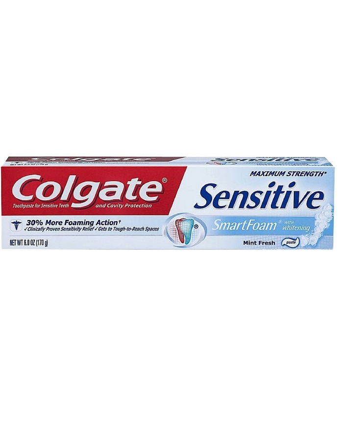 Colgate Sensitive Smart Foam With Whitening Toothpaste