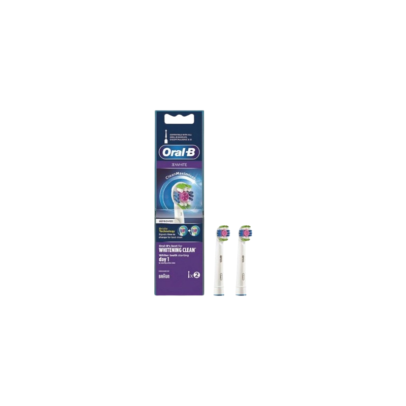 Braun Oral B 3D White Toothbrush Refill Head 2