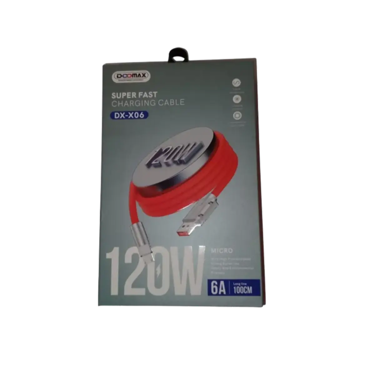 Doomax Super Fast Charging Cable 120W Micro Dx-X06