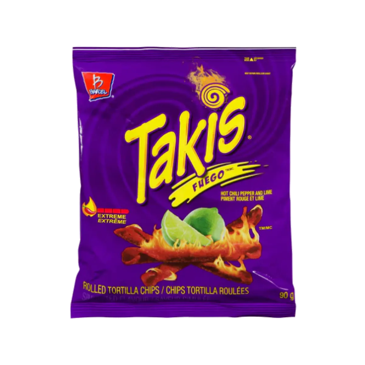 Takis Tortilla Chips Fuego Purple 90G