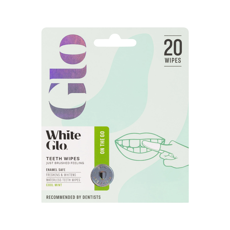 Glo White Glo Teeth Wipes 20pcs