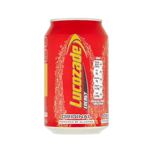 Lucozade Energy Drink Original Tin