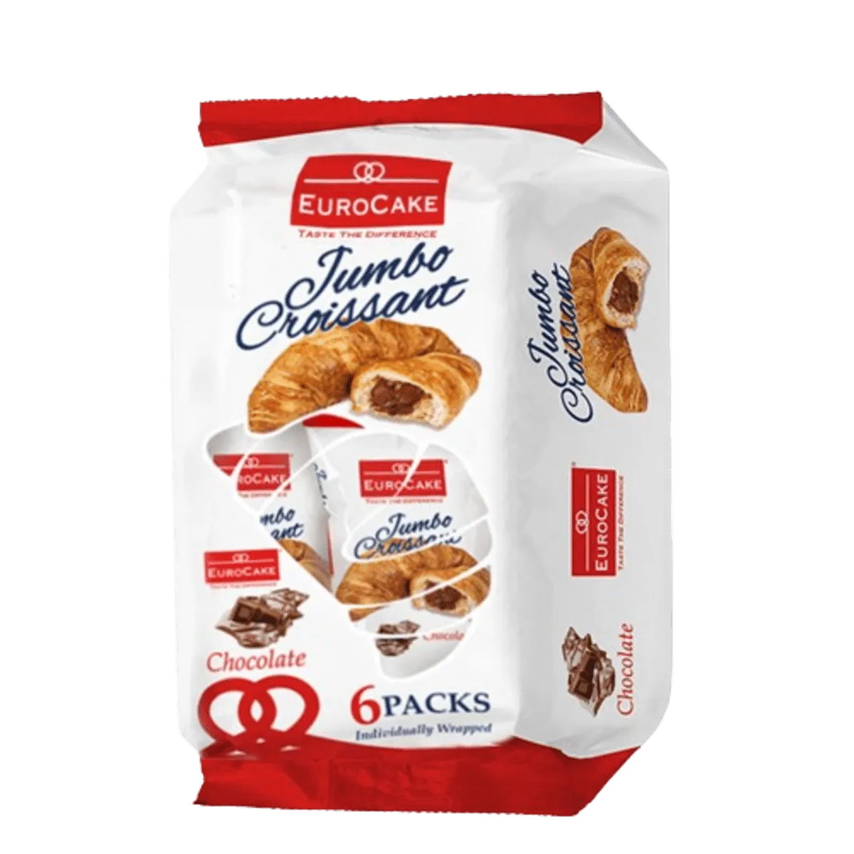 Eurocake Jumbo Croissant Chocolate 55g