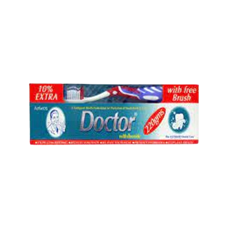 Doctor Toothpaste With Fluoride 220g Double Saver
