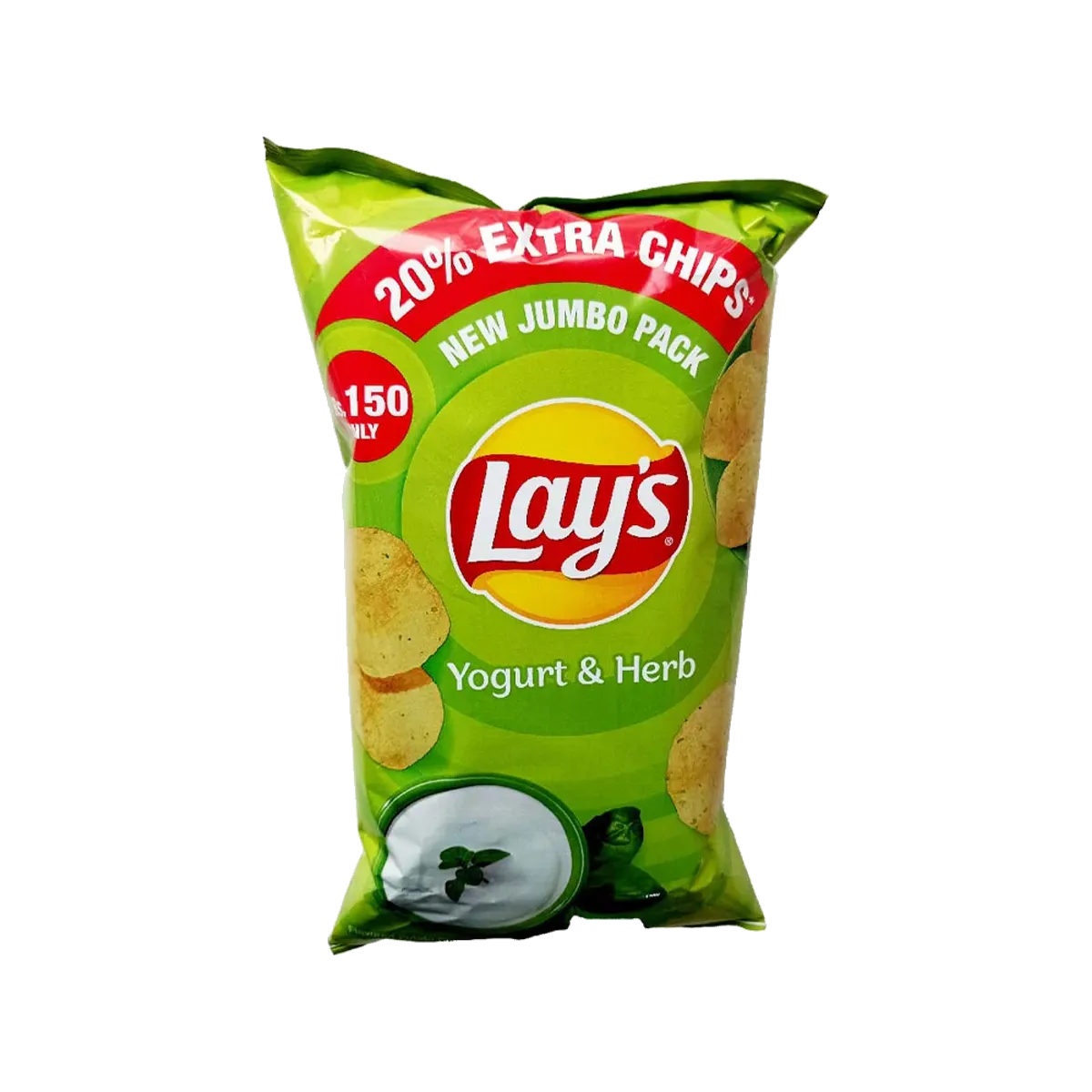 Local Lays Chips Yougurt & Herb 120G